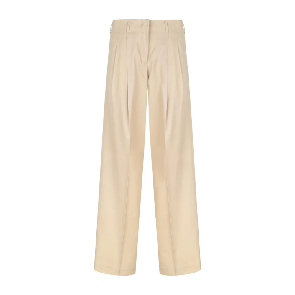 Golden Goose Damen Beige - Weite Hose Mit Sternendetail - Trousers - M