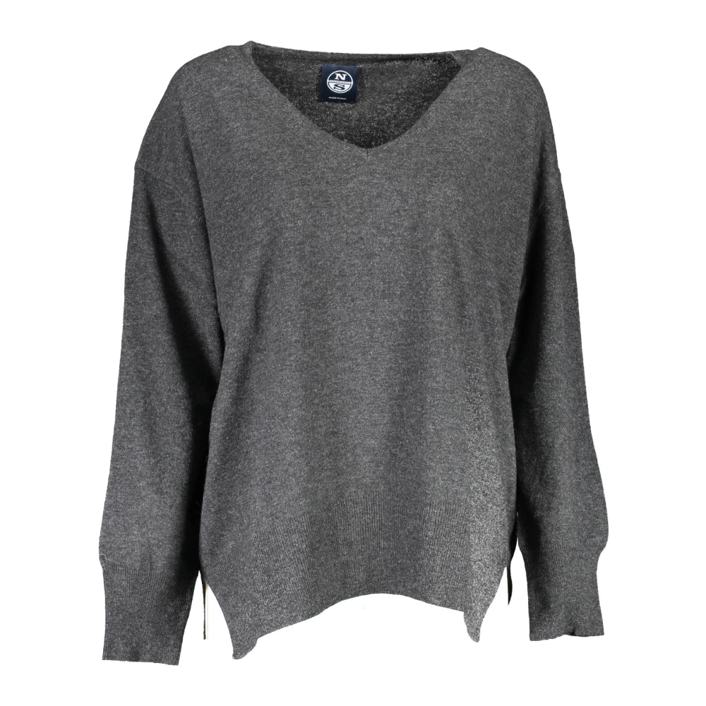 North Sails Damen Grau V-Ausschnitt Strickware Stil Nr. 16399 Extra Klein - Bild 5