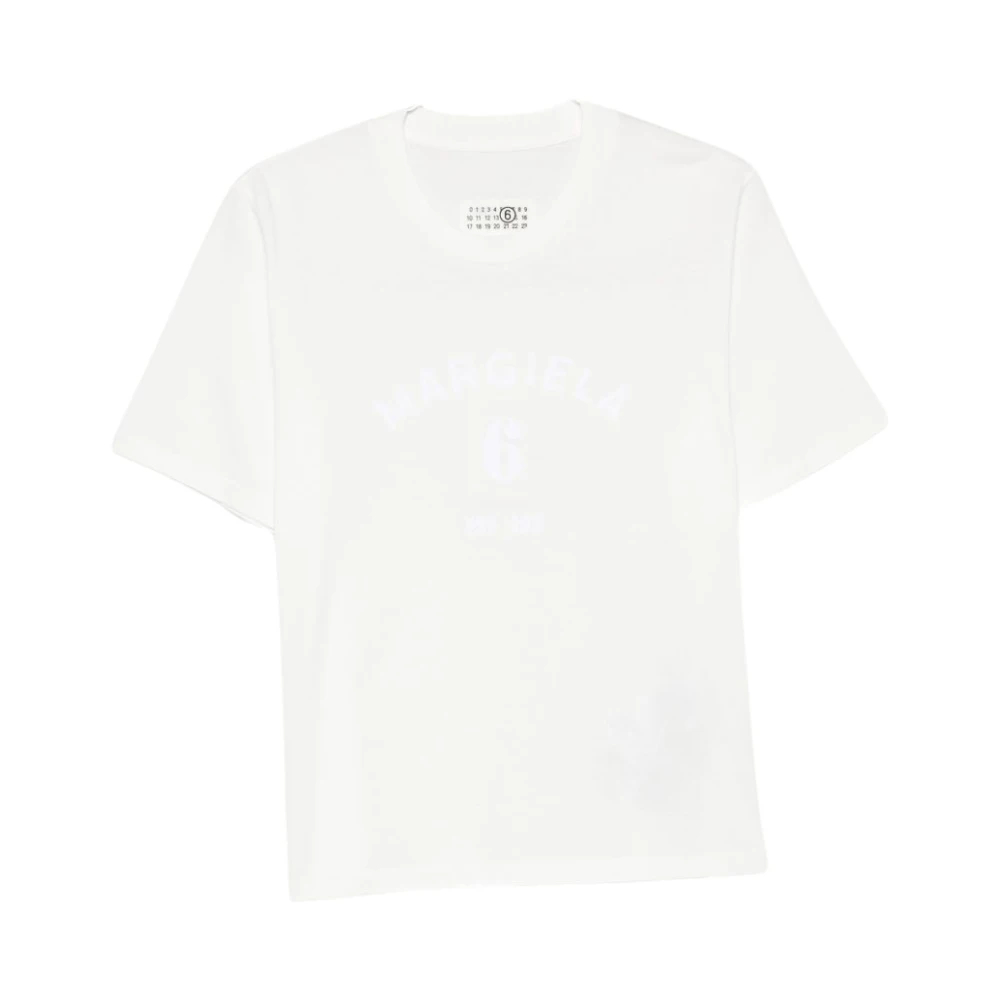 MM6 Maison Margiela Logo Cotton T-Shirt - Bild 3