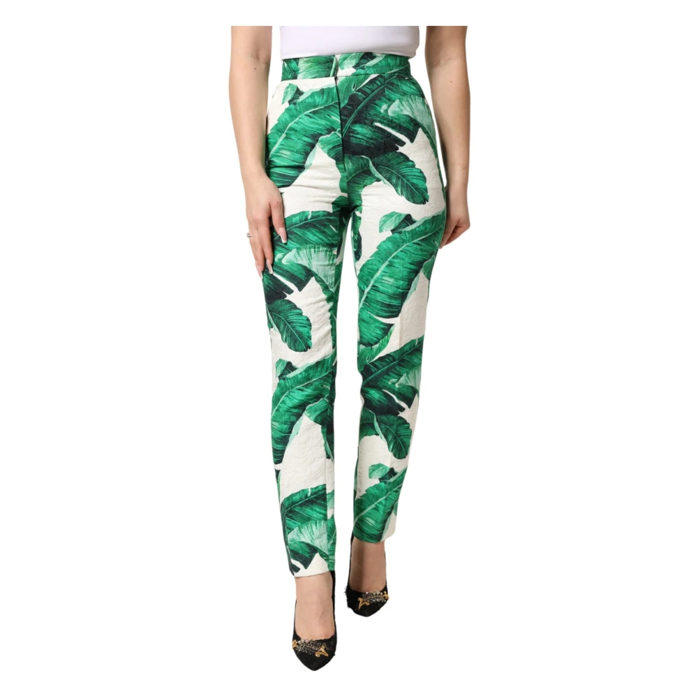 Dolce & Gabbana Damen Multicolor - High Waist Pants - Trousers - Mehrfarbig - 2XS