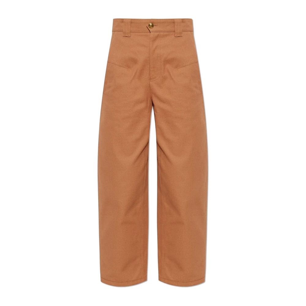 Chloé Cotton Barrel Trousers - Bild 7
