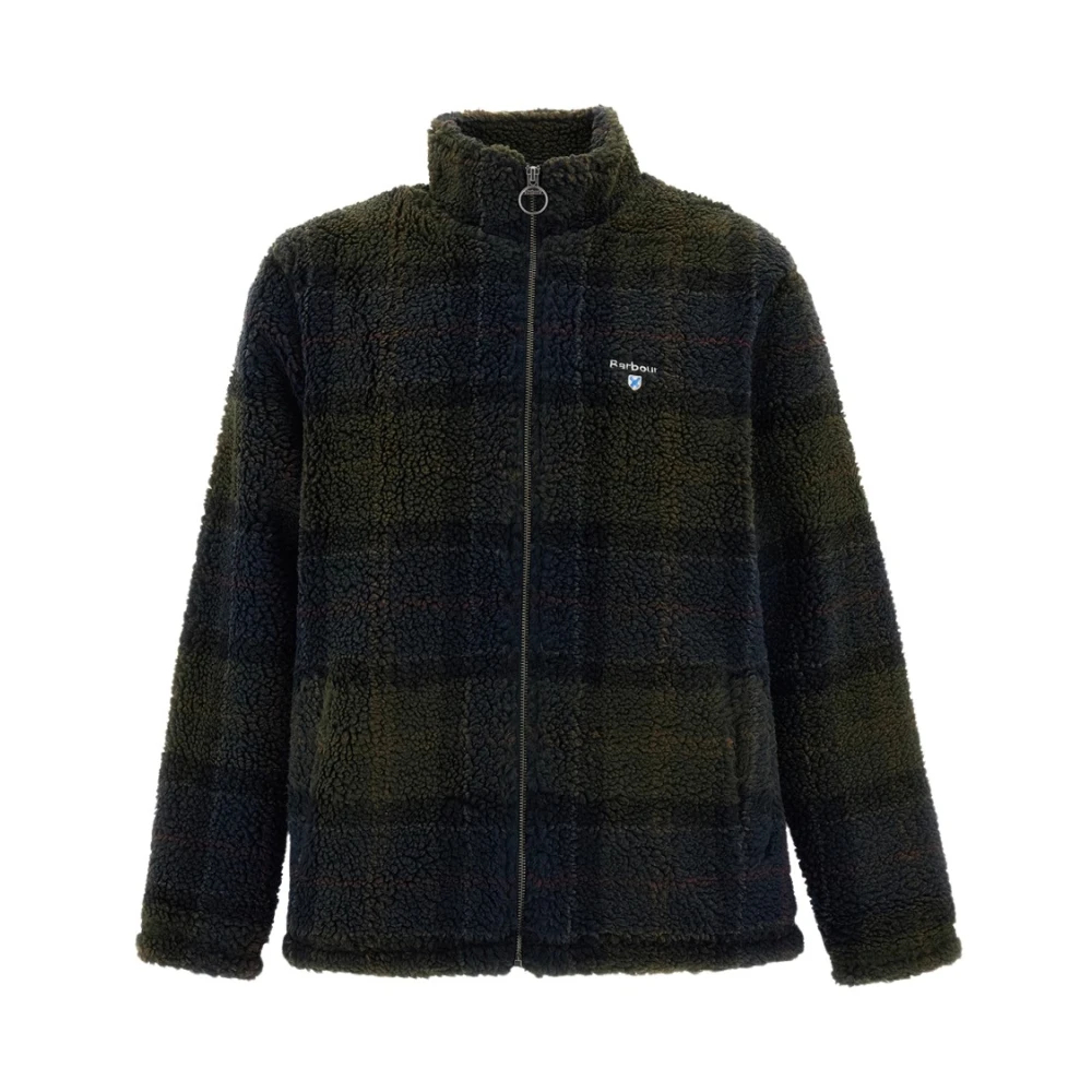 Barbour Herren Oliv Sherpajacke, Gr. S - Bild 5