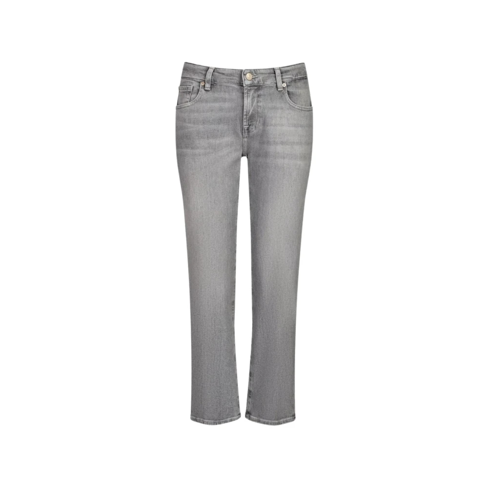 7 For All Mankind Damen Bleached Jeans Callie Straight Ankle, Gr. 30 - Bild 3
