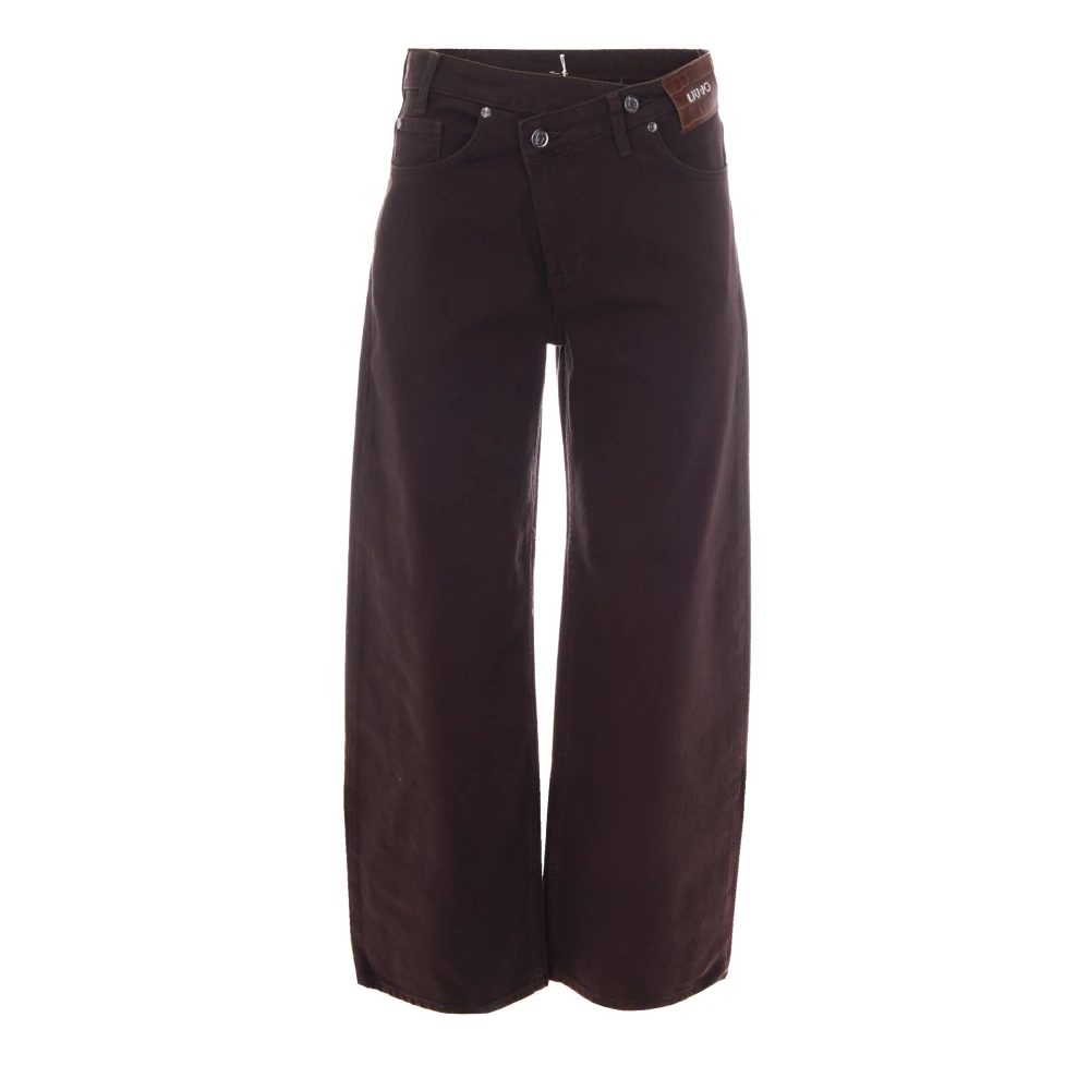 Liu Jo White Damen Liu Jo Barrel Jeans Braun Gr. 26 - Bild 4