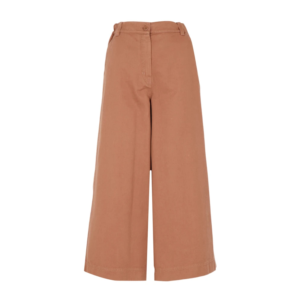 Weekend Max Mara Damen Braun - Weite Hosen - Trousers - L