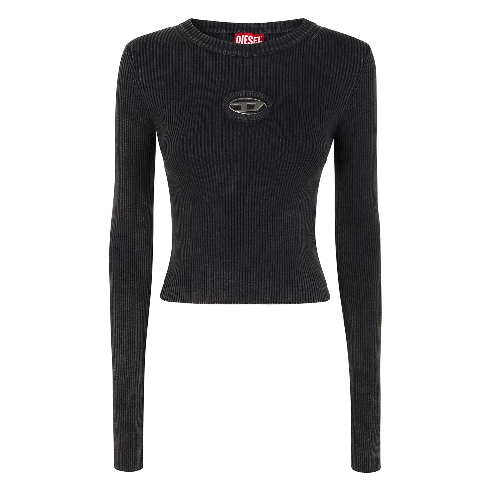 Diesel Damen Schwarz - Er Strickwaren-Anker-Stil - Knitwear - K -S