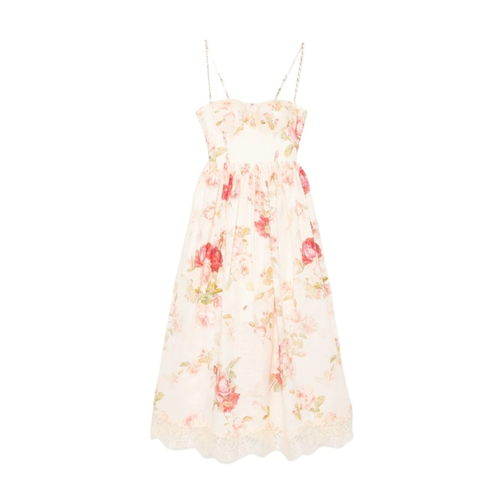 Zimmermann Bustier-Kleid Roselight Aus Leinen De Größe 38 - MyTheresa - Bild 4