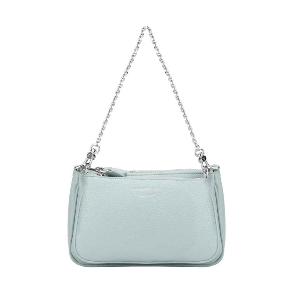 Emporio Armani Damen Grün - Doppelte Schulter Crossbody Tasche Hirschdruck - Bags - One Size