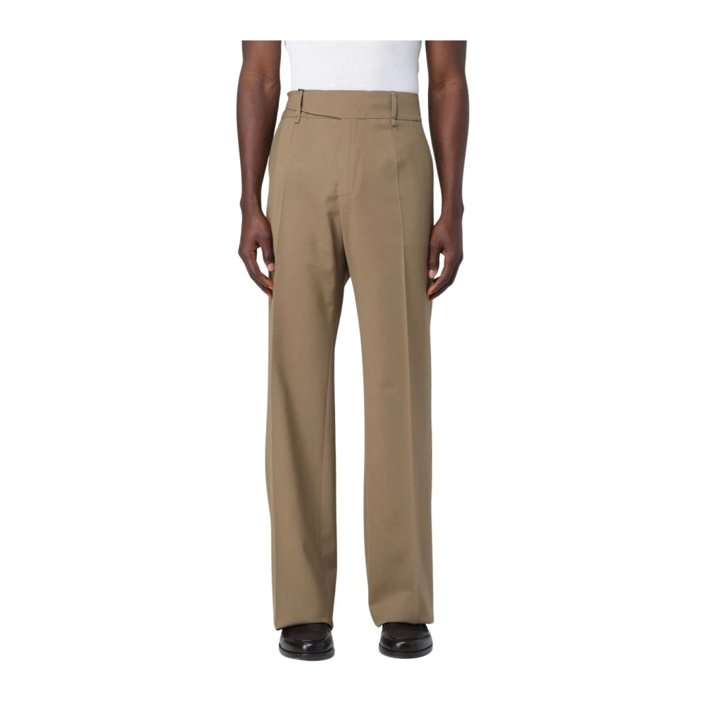 Dolce & Gabbana Herren Beige - Stilvolle Wollhose - Trousers - L