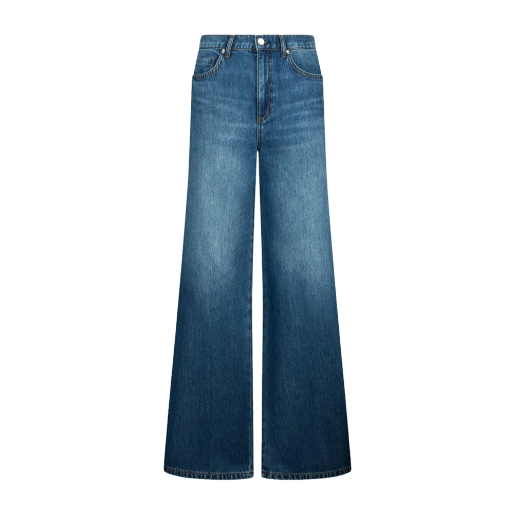 Liu Jo Damen Blau - Schlagjeans Mit Seitenschlitzen - Jeans - W30