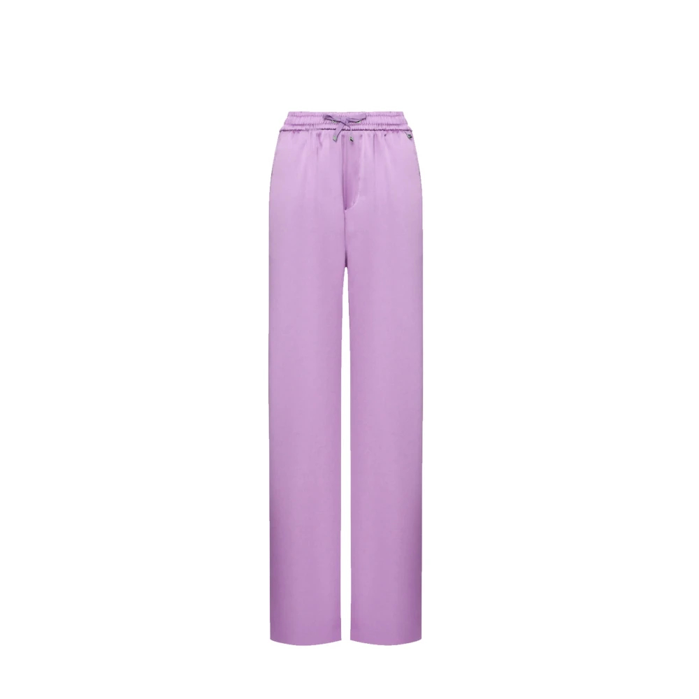 Herno Damen Violett - High-Waist Palazzo Pants - Trousers - Lila -M