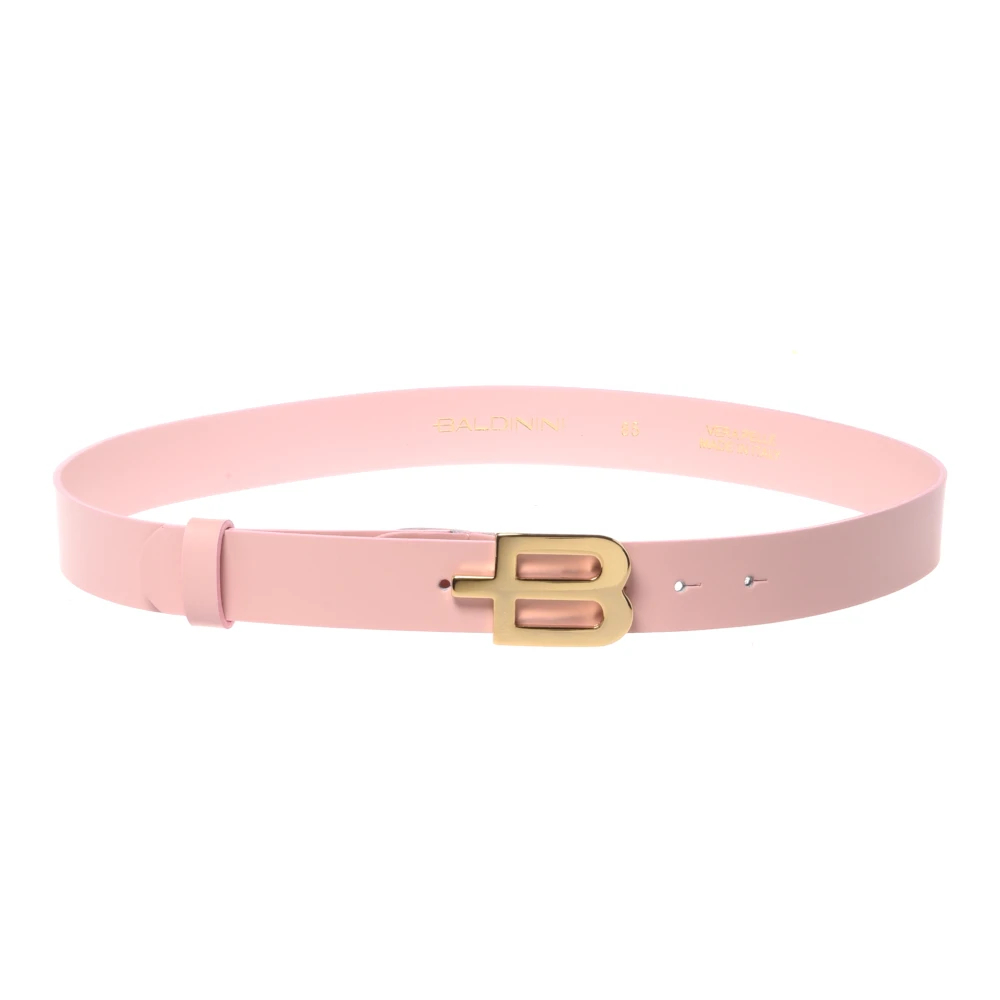 Baldinini Damen Rosa - Leather Belt - Accessories - 90 Cm