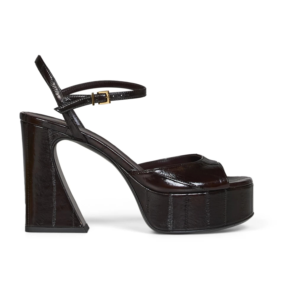 Fendi Damen Braun - Arco High-Heeled Sandalen - Shoes - 37 Eu
