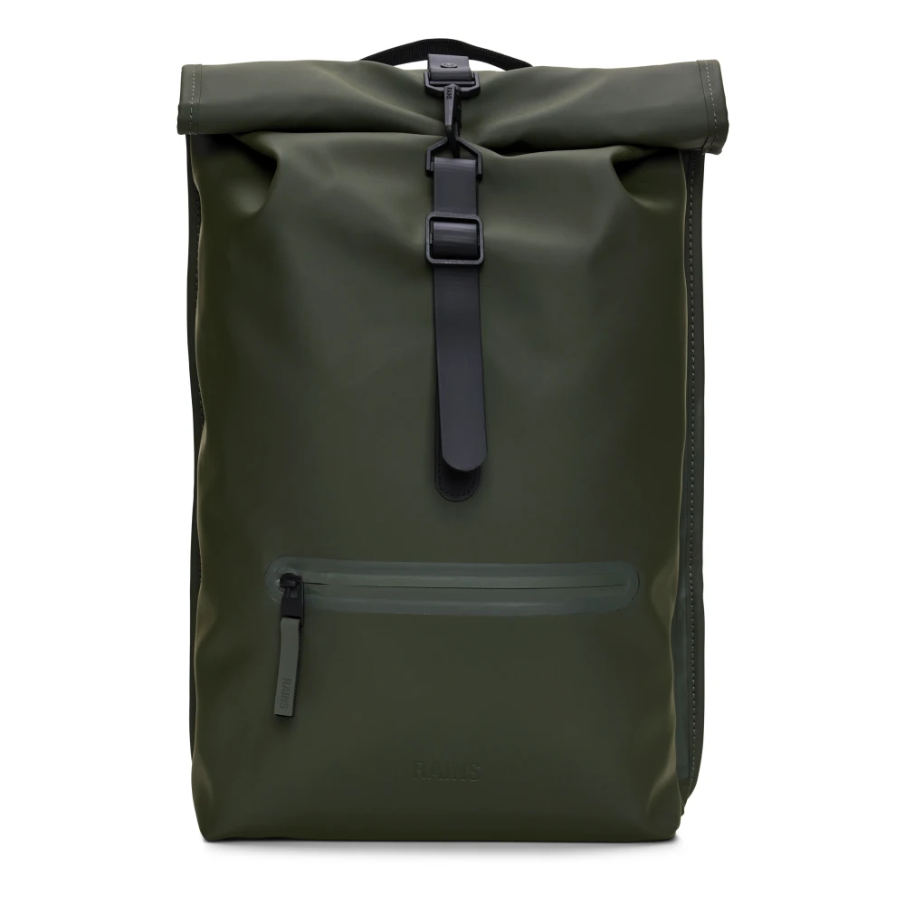 Rains - Rolltop Rucksack - Bags - Unisex - Grün - One Size - Bild 10