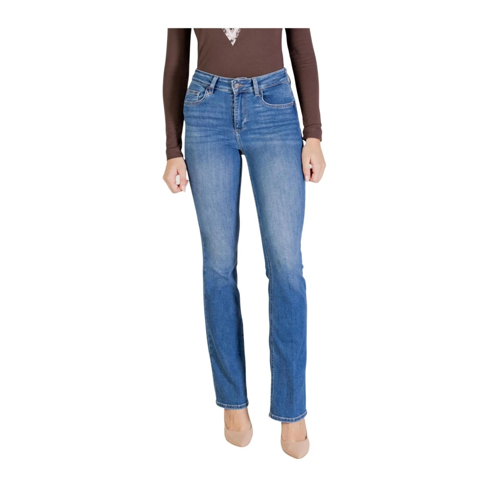 Liu Jo Damen Blau - Jeans Mit Reißverschluss- Knopf Und Taschen Vorne - Jeans - W30 L34