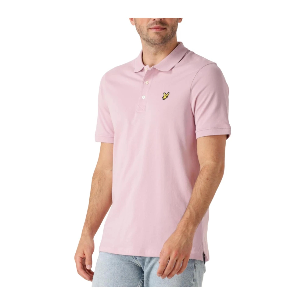Lyle & Scott Rosa Polo-Shirt Plain - Bild 5