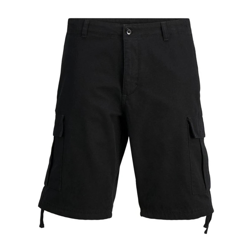 Jack&Jones - Jpstcole Barkley Cargo Shorts Mid Sn Black - Gr. - S - Bild 6