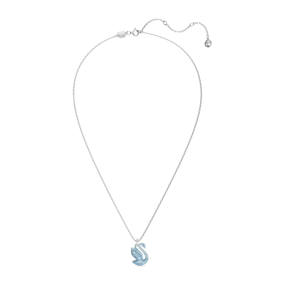 Swarovski Damen Blau - Pendant Swan Rhodium - Accessories - One Size