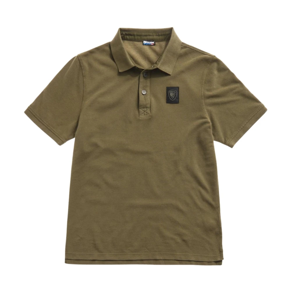 Blauer Herren Grün - Shield Logo Polo Shirt - Tops - S