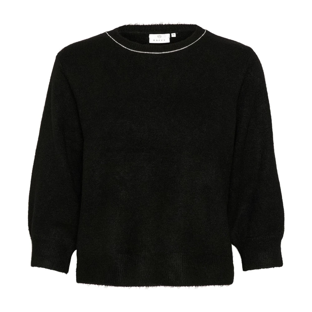 Kaffe , Damen, Strickwaren, Schwarzk, 2XL - Bild 3