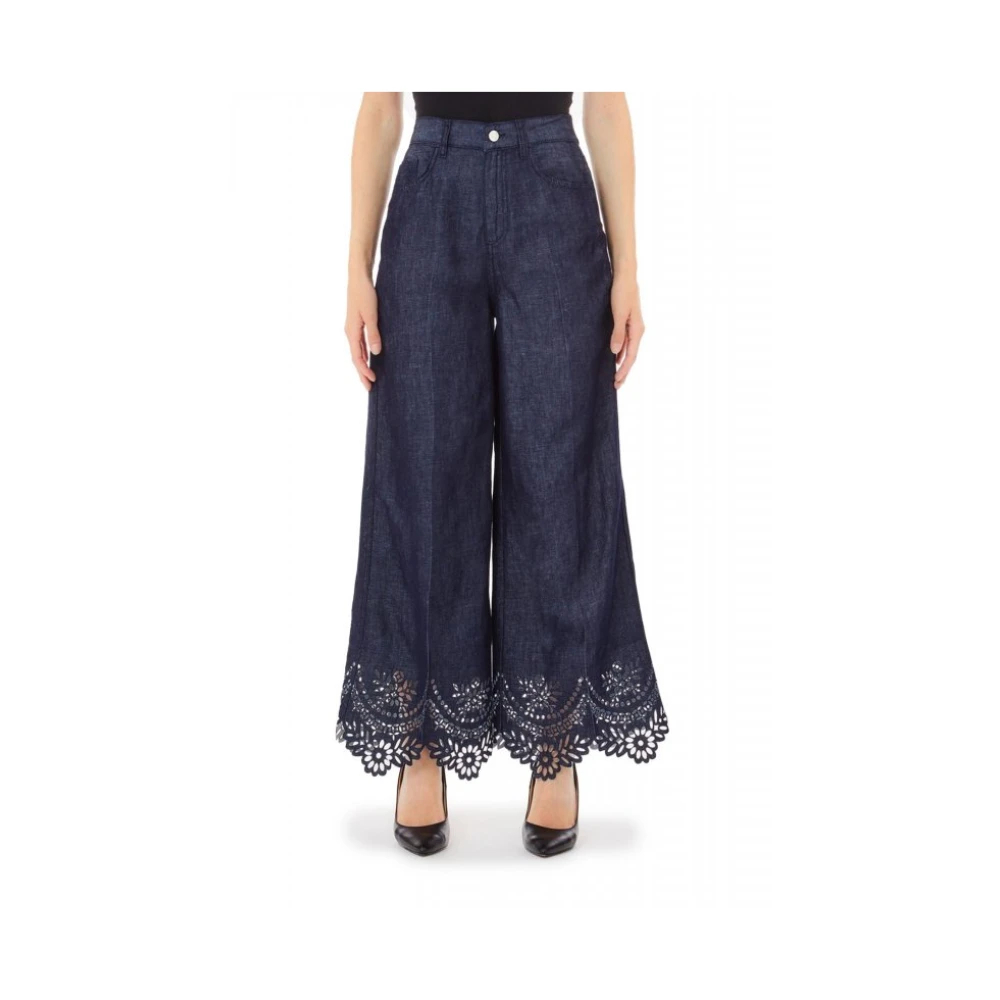 Liu Jo Damen Blau - Flared Jeans - Jeans - W27