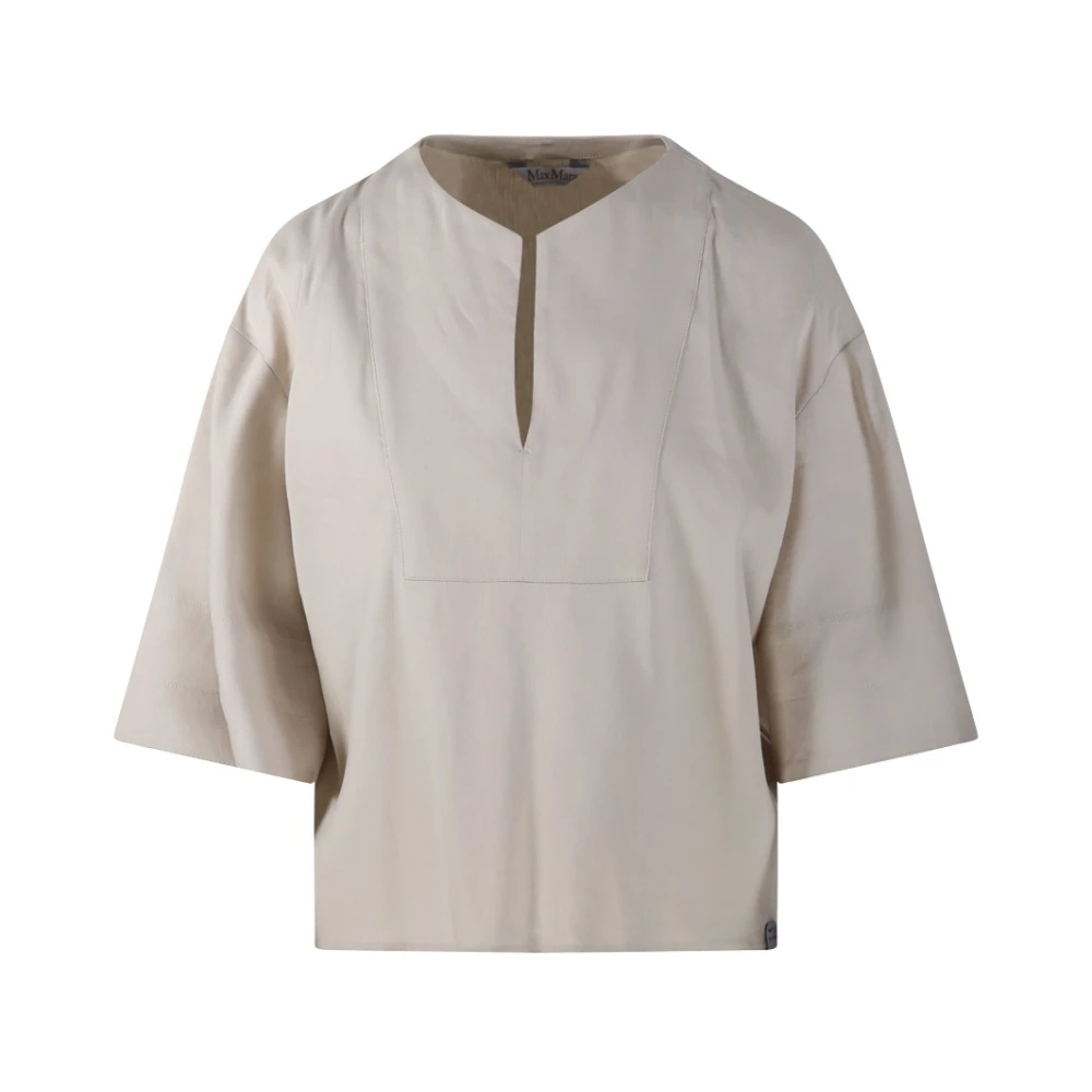 Max Mara Damen Beige - Sospiro Bluse - Blouses & Shirts - Xs