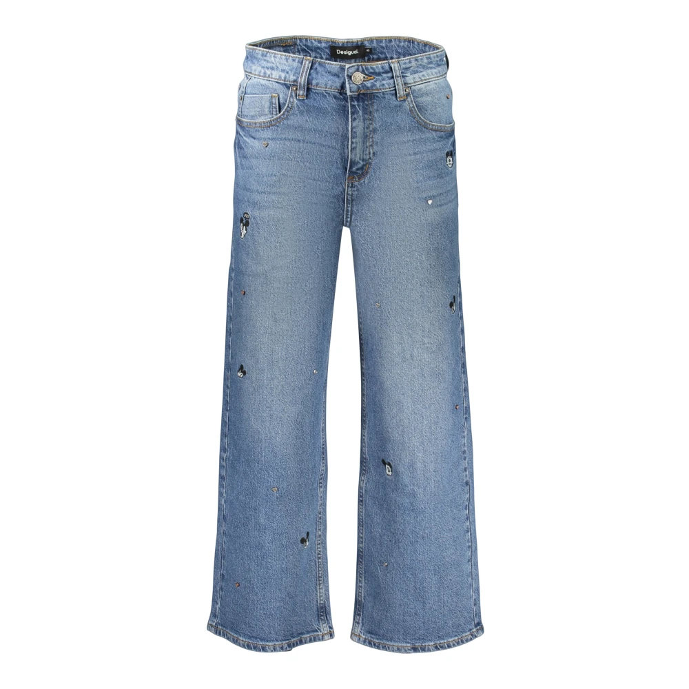 Desigual Damen Bleu Weite Jeans Mickey - Bild 5