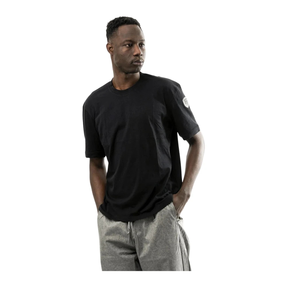 Blauer Herren Schwarz - T-Shirts - Tops - K - L