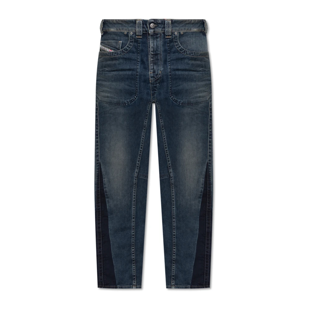 Diesel Herren Blau - Gerades Jeans - Jeans - W34 L32