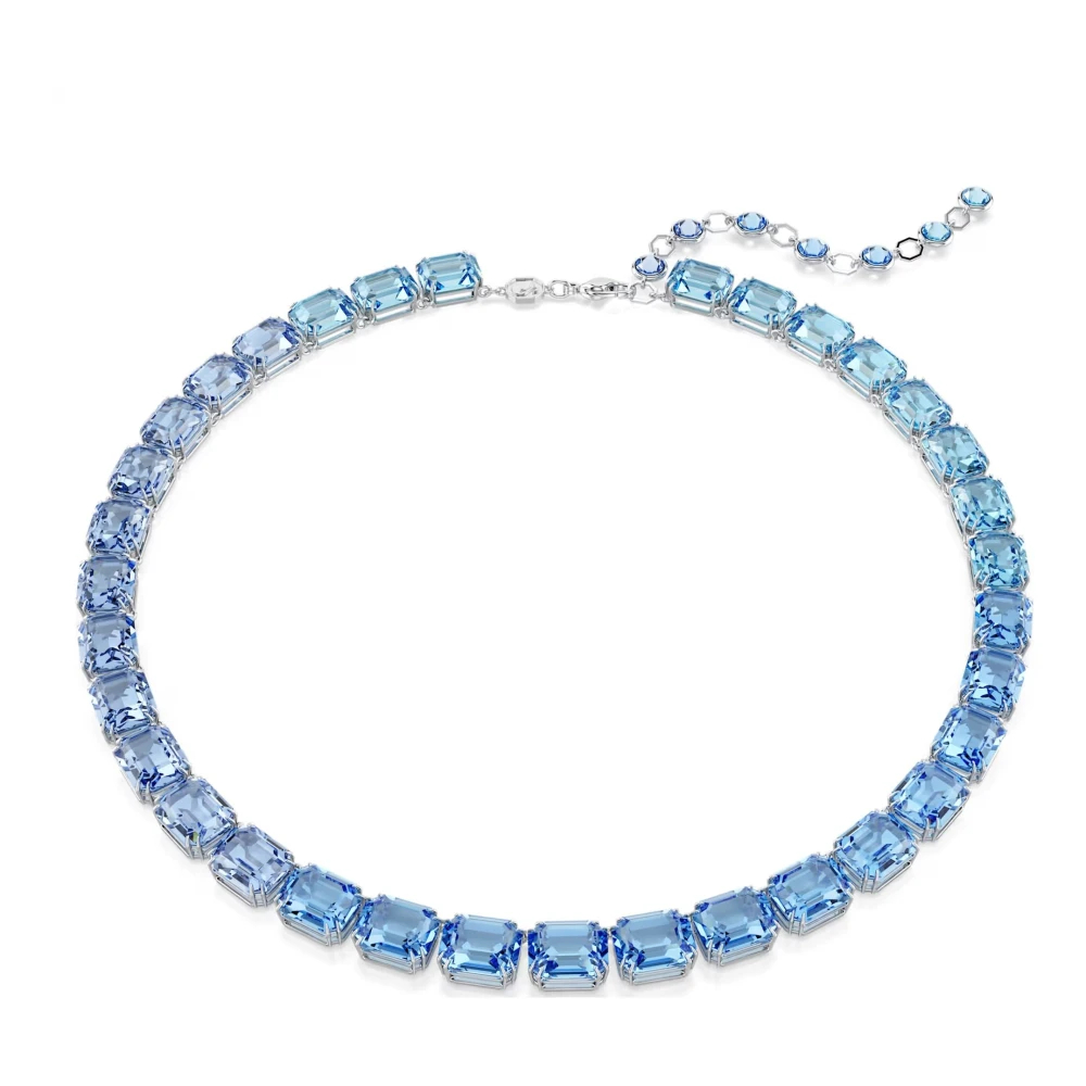 Swarovski - Millenia Tennis-Halskette - Accessories - Damen - Blau - One Size - Bild 5