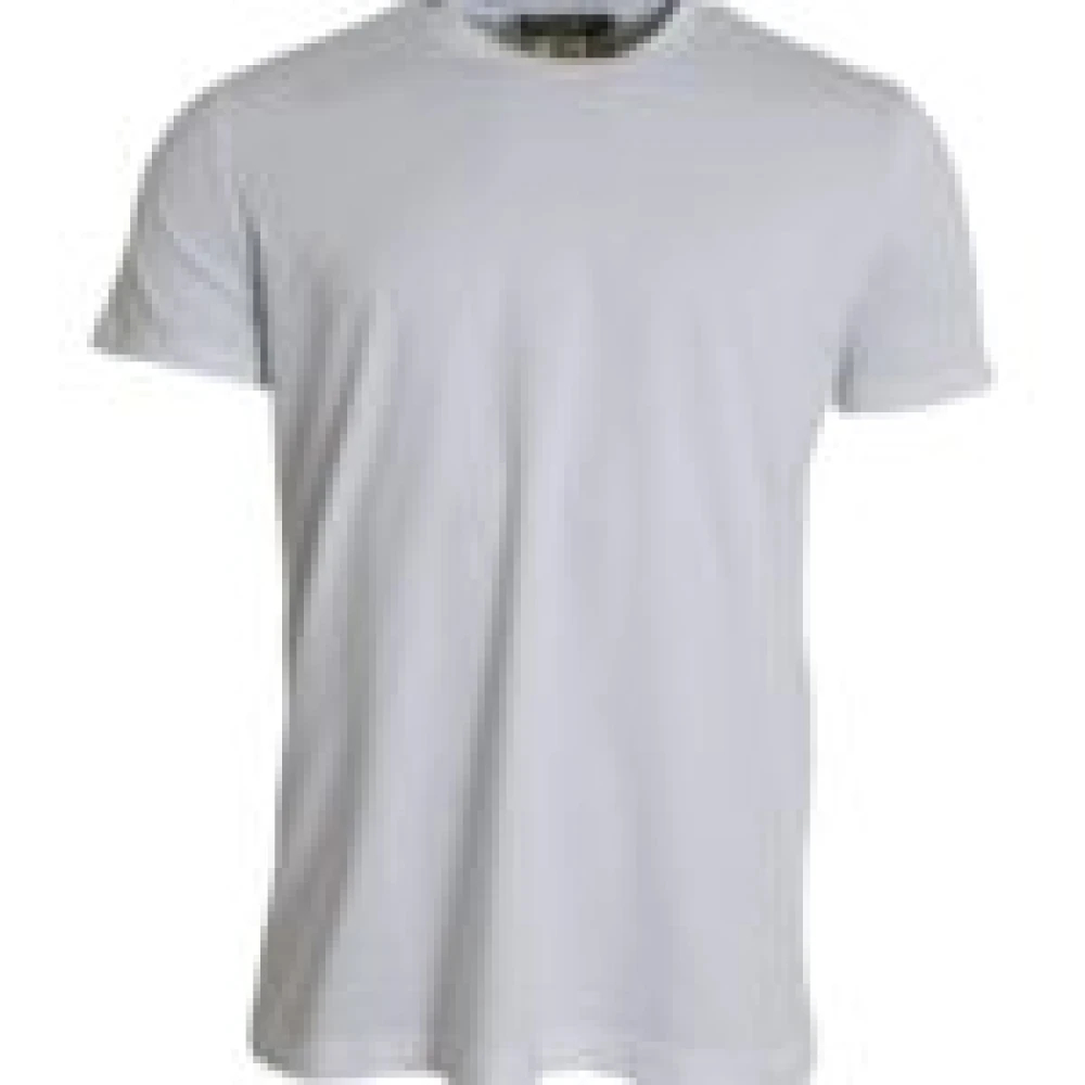 Dolce & Gabbana Herren Weiß - Es Baumwoll-T-Shirt Mit Rundhalsausschnitt Und Kurzen Ärmeln - Tops - 2XS