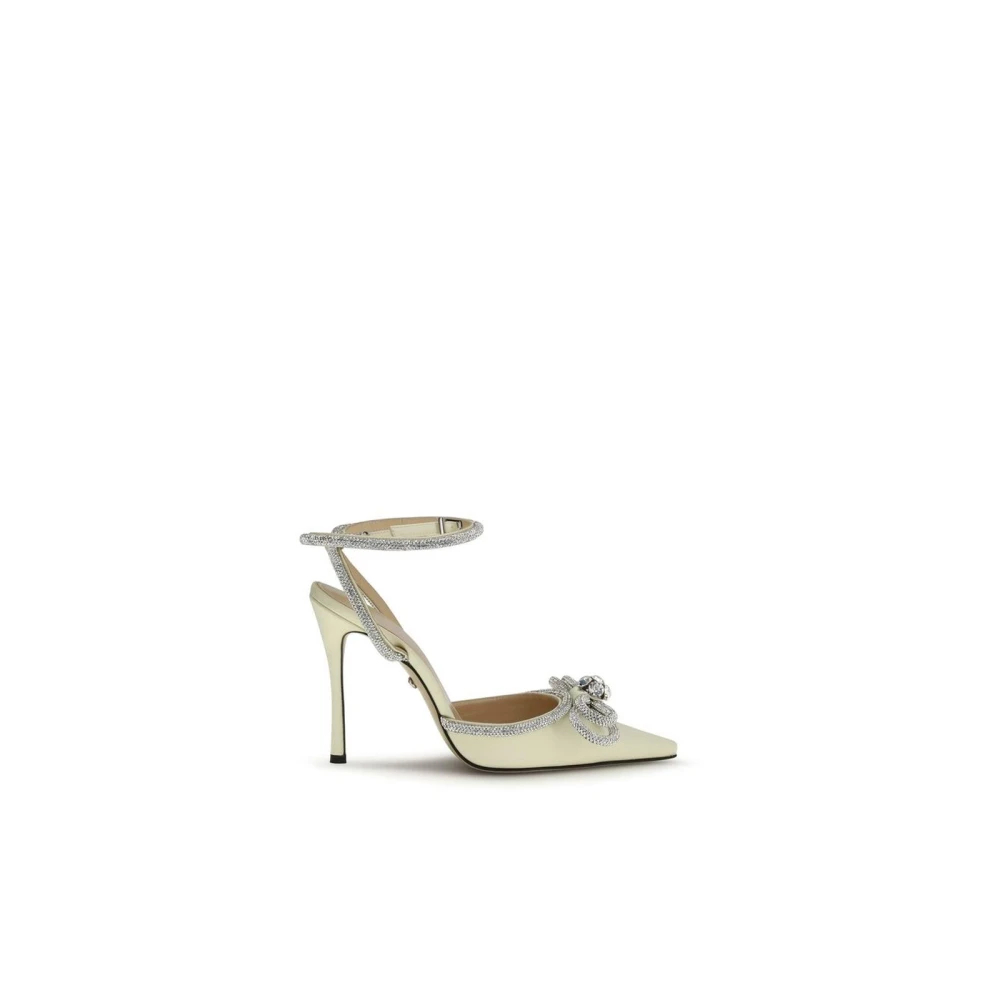 Mach & Mach Damen Gelb - Seiden High Heel Pumps - Shoes - 38 Eu