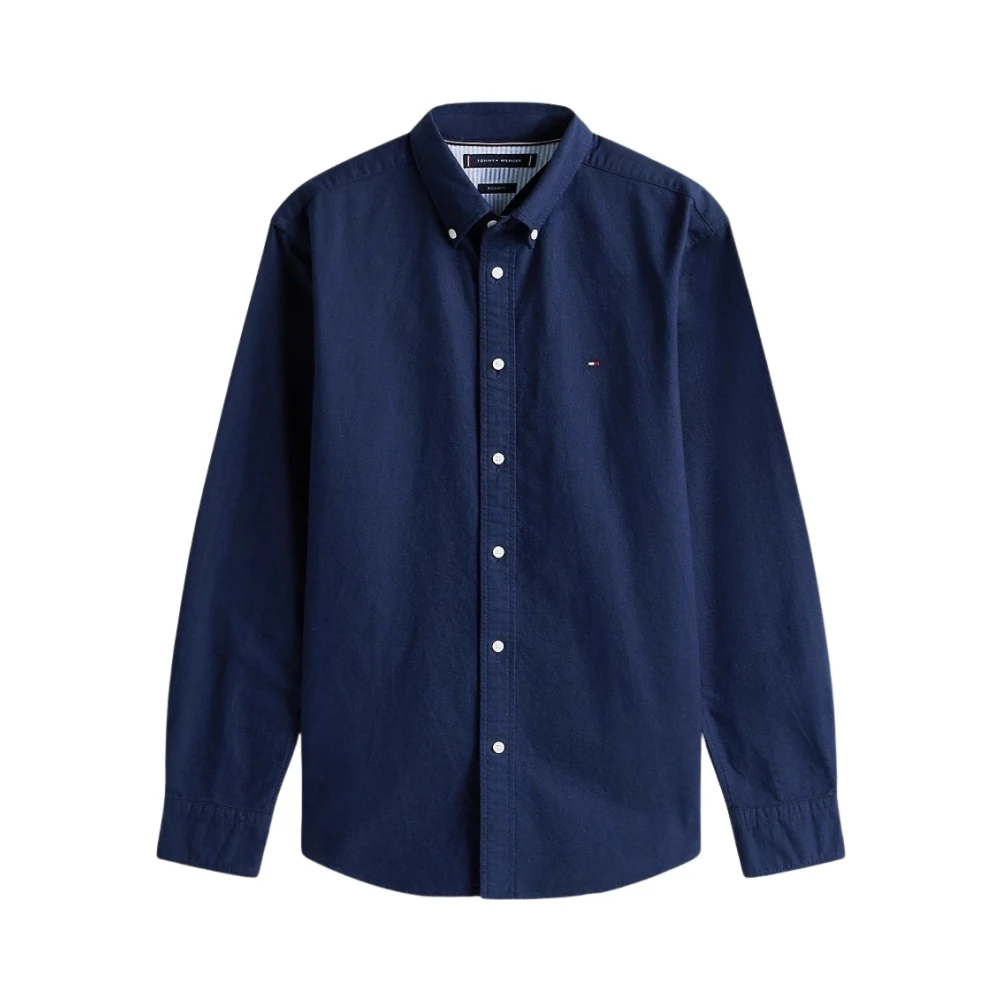 Tommy Hilfiger - Solid Heritage Oxford Rf Hemd - Shirts - Herren - Blau - S - Bild 5