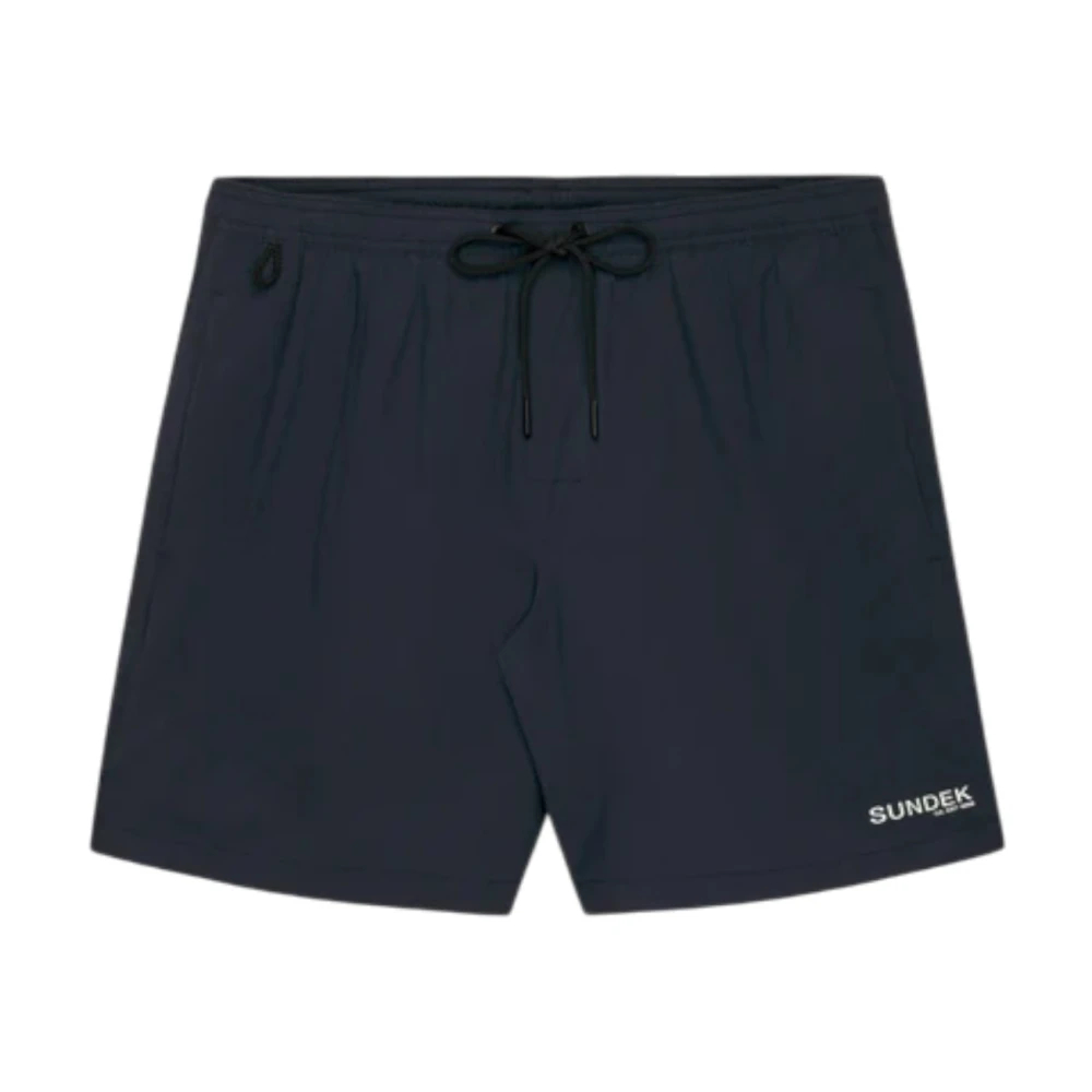 Sundek Herren Blau - Stretch Swim Boxer Mit Herausnehmbarer Handytasche - Shorts - Xl
