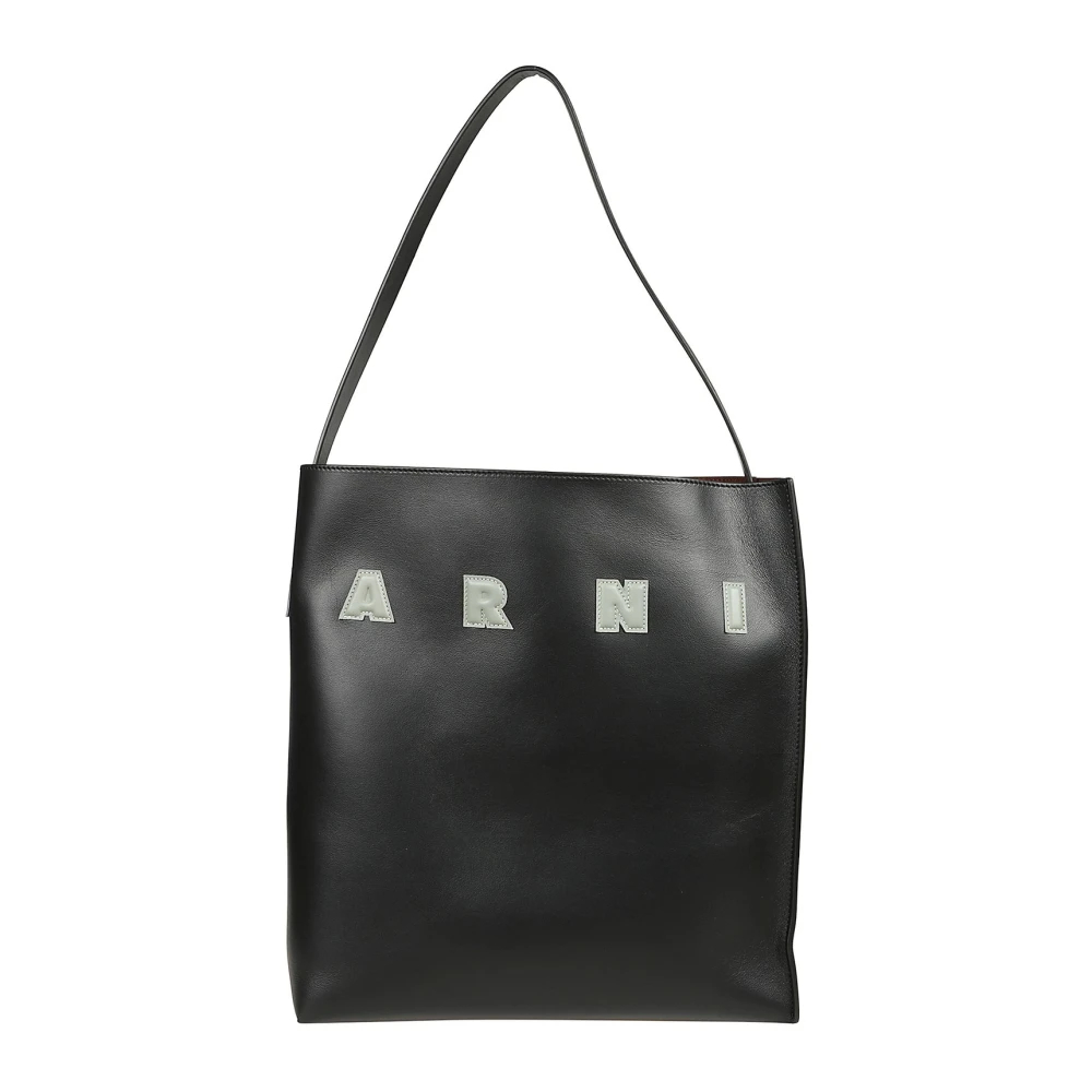 Marni Damen Schwarz - Museo Hobo Medium Bag - Bags - K - One Size
