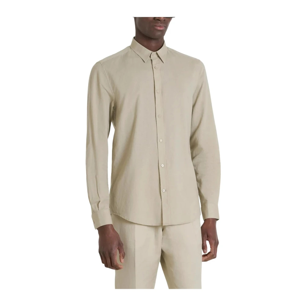 Antony Morato Herren Beige - S Leinenhemd Für Männer - Shirts - Xl