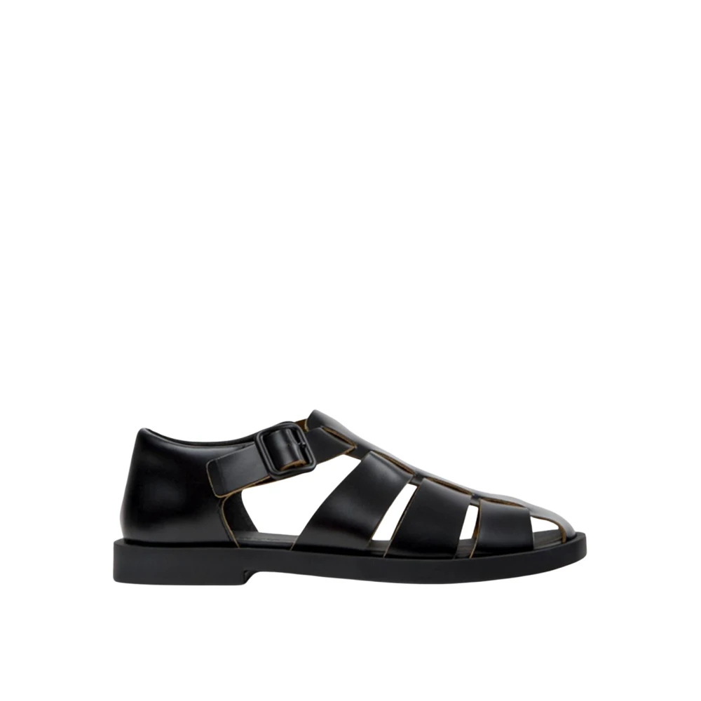 VAN GRAAF Camper Herren Schwarz Sandalen Leder Größe 42 - Bild 4