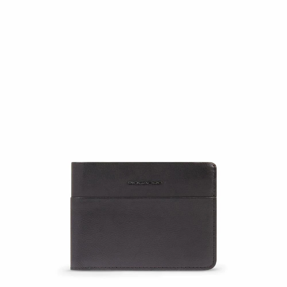 Piquadro Herren Schwarz - Harper Geldbörse Mit Münzfach - Accessories - K - One Size