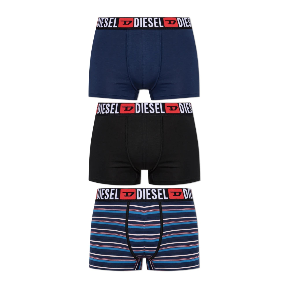Diesel Herren Blau - Umbx-Damienthreepack Boxer Briefs Dreierpack - Underwear - 2XL