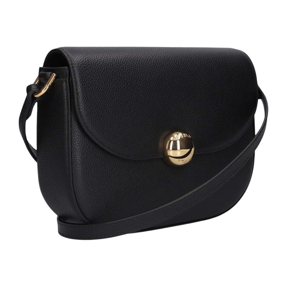Damen Schwarz Furla Moonlight Umhängetasche S Nero Night-Kalbsleder - Bild 7