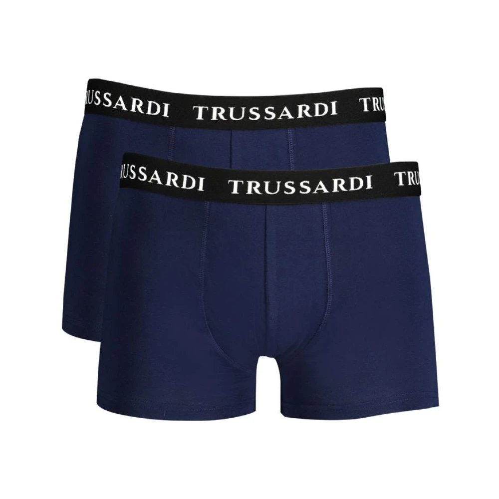 Trussardi Herren Blau - E Baumwollunterwäsche Boxershorts Pack - Underwear - M