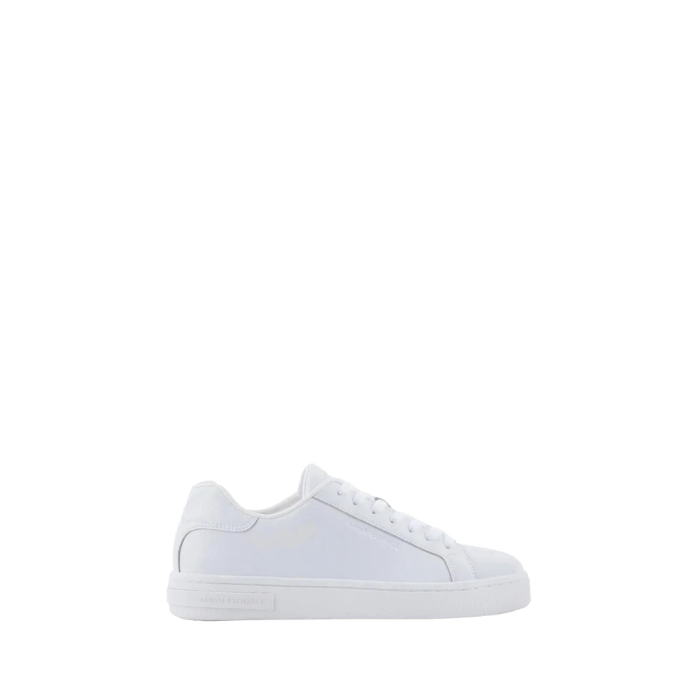 A|X Armani Exchange Herren Leder Für Xm000141af11912u0002 Weiße -Turnschuhe (41), Flach, Schnürung, Lässig - Bild 10