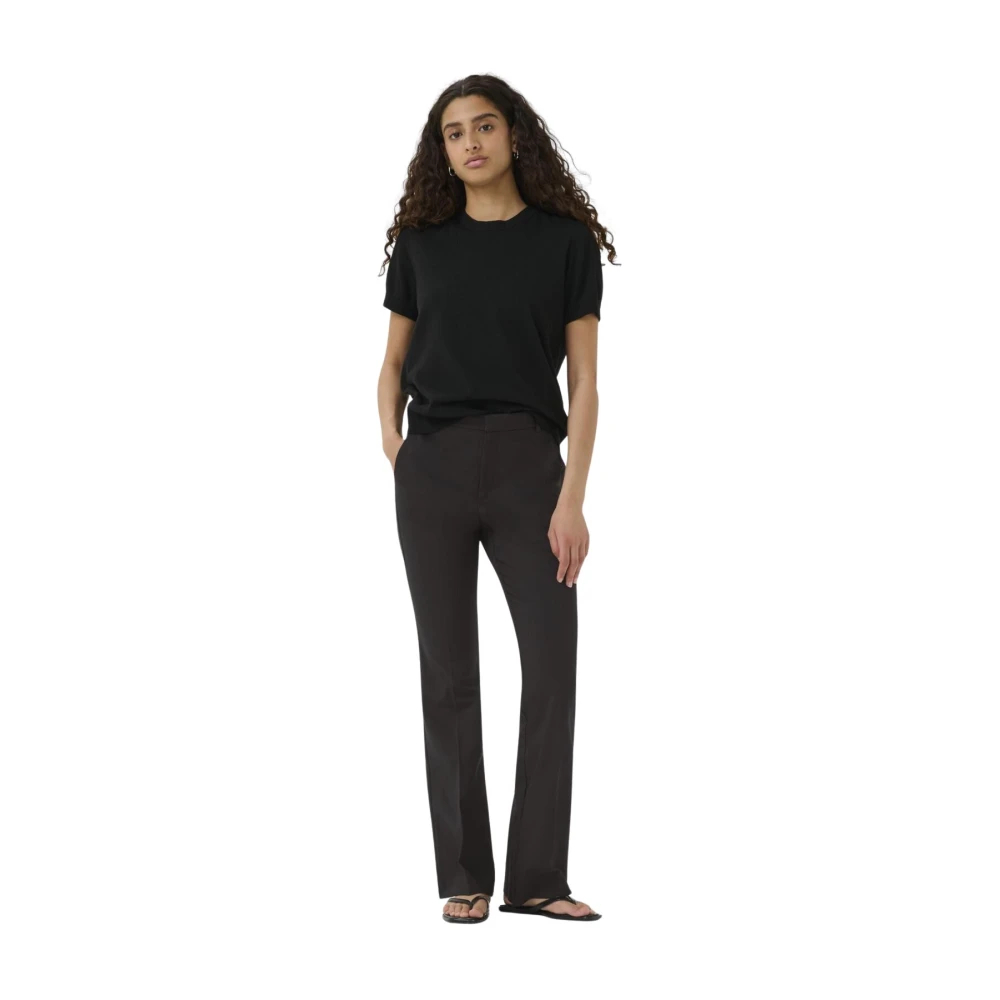 Inwear Damen Schwarz - Straight Leg Hose - Trousers - K - S