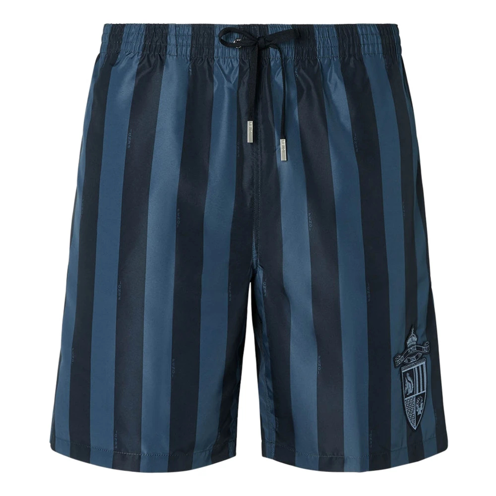 Fendi Herren Blau - Crest Badeshorts - Swimwear - S