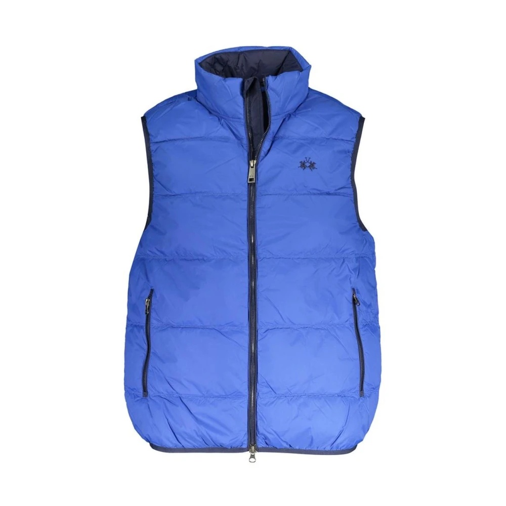 La Martina Herren Blau - Gepolsterte Ärmellose Weste - Jackets - 2XL