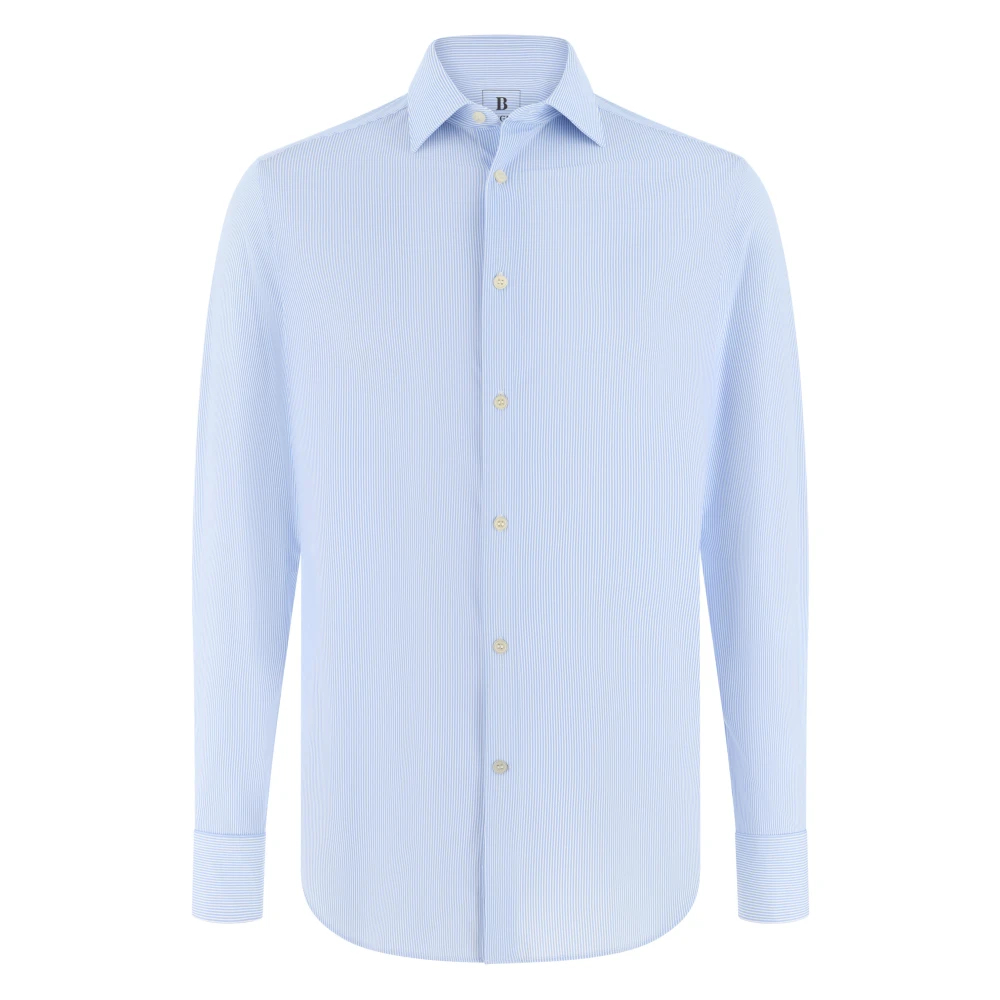 Boggi Milano Herren Blau - B Tech Slim Fit Stretch Nylon Shirt - Shirts - S