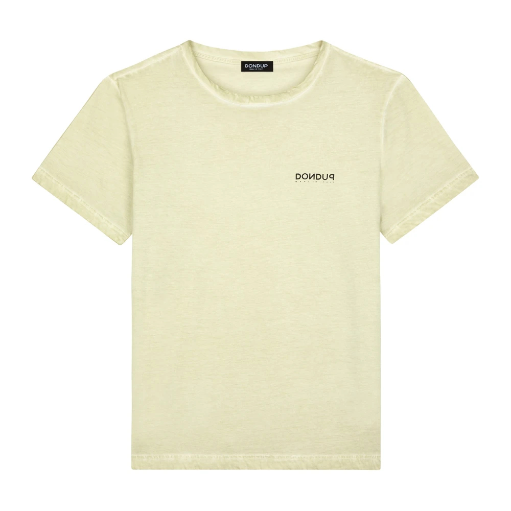 Dondup Herren Grün - Es T-Shirt Mit Rundhalsausschnitt Und Logo - Tops - M