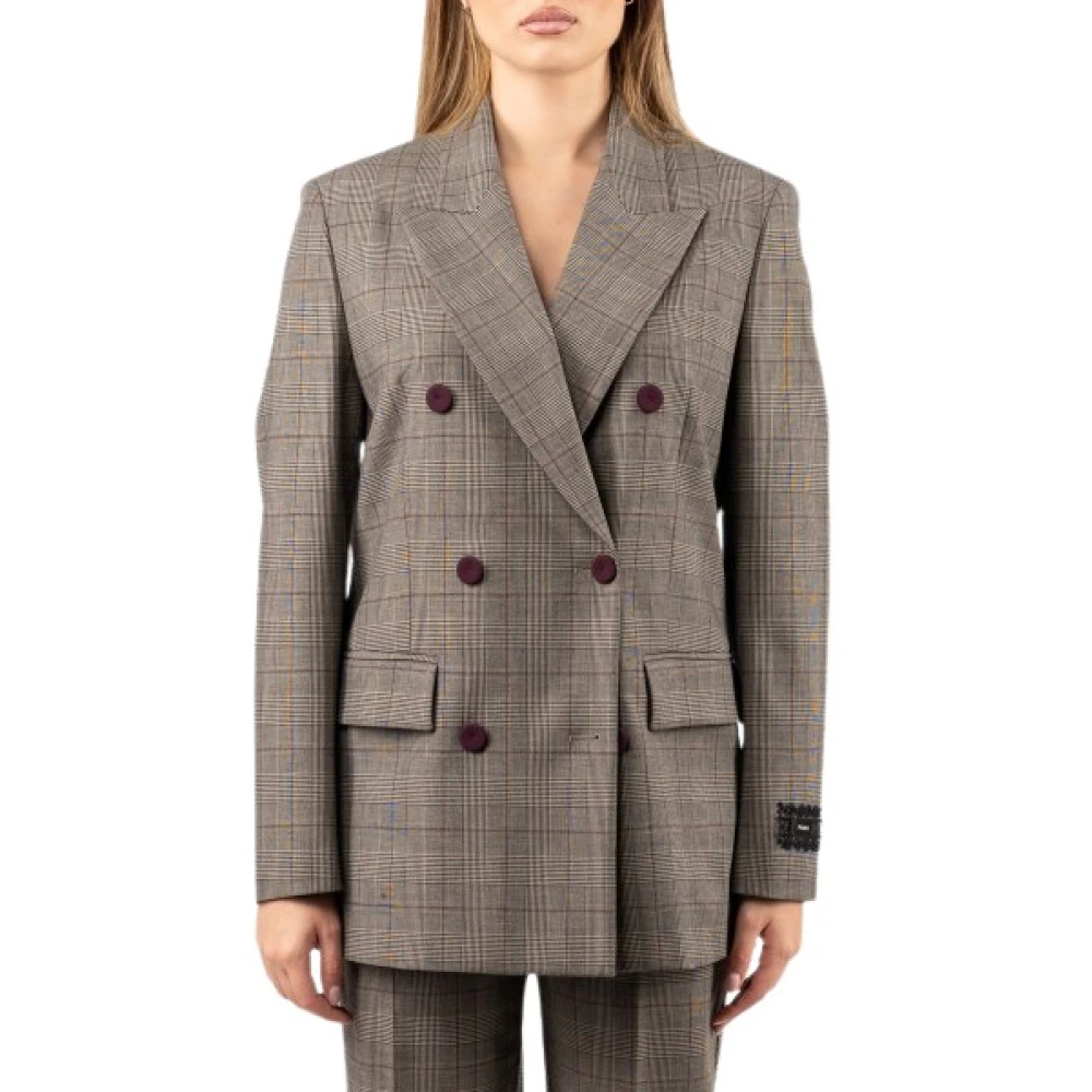 Pinko - New Guinea Zweireiher-Jackett - Jackets - Damen - Braun - Xs - Bild 9