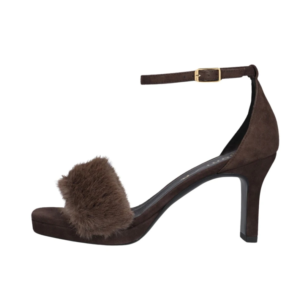 Unisa Damen Marrón Sandalen Mit Fellbesatz - Bild 3