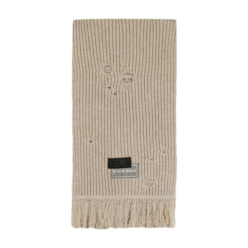 Mm6 Maison Margiela Damen Beige - R Wollschal - Accessories - One Size